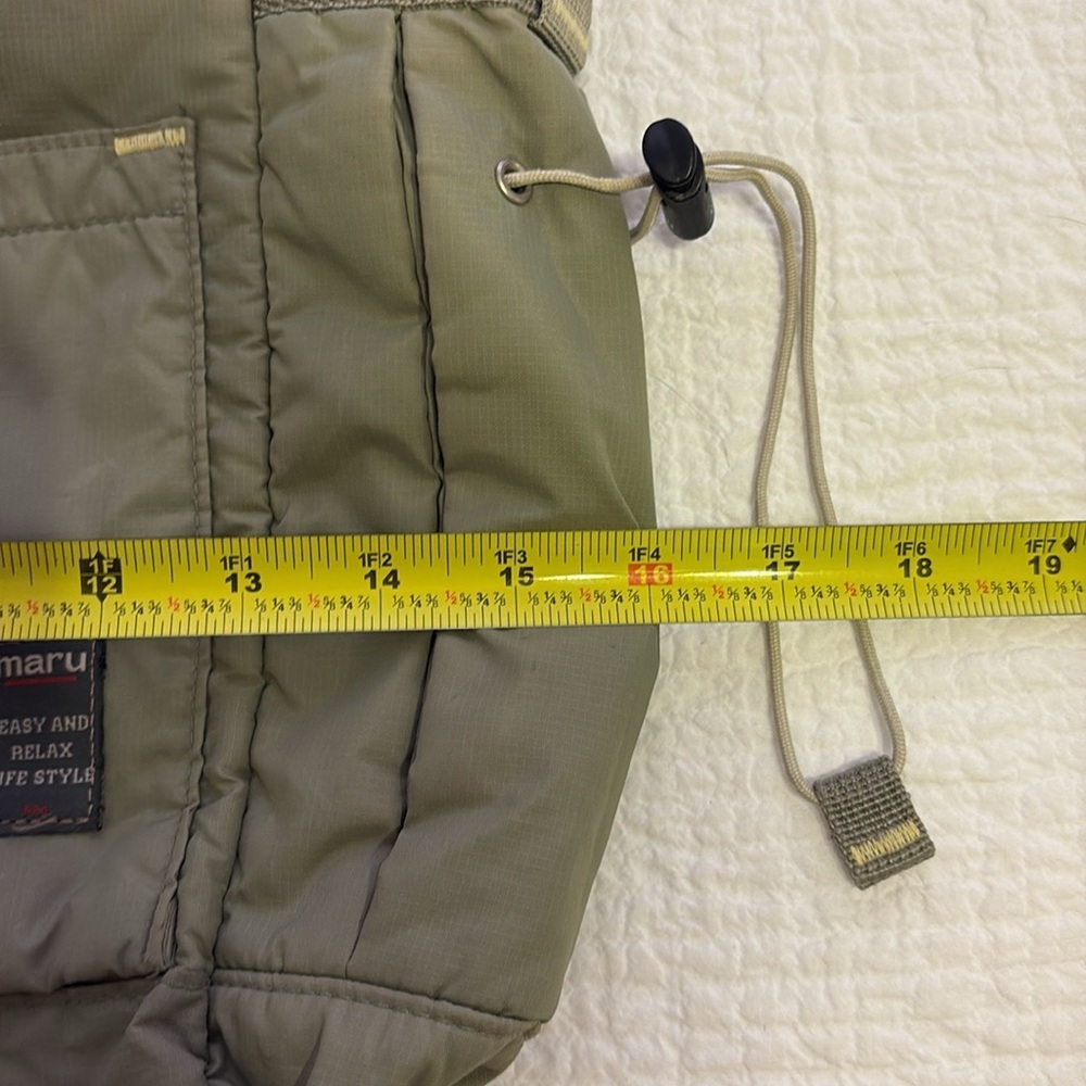 MARU ‘Easy & Relax Life Style’ Multi pocket Utility Zippered Tote Bag. - Picture 15 of 15